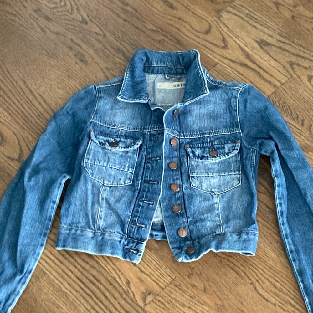 Jean Jacket Moto Topshop
